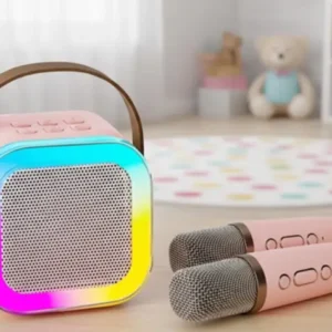 K12 Mini Karaoke Speaker with Wireless Dual Microphone – Best Selling Product in UK