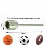 Football Pump Ball Needle Air Pin Adapter Valve - Sports ball pump needle UK - Image 2
