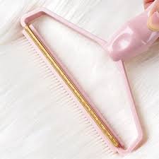 Portable Manual Lint Remover | Pink Clothes & Pet Fur Shaver