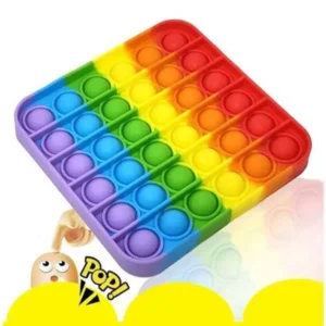 Push Pop Bubble Fidget Toy – mental wellness UK for Special Needs, Autism, & All Ages – Reusable Silicone