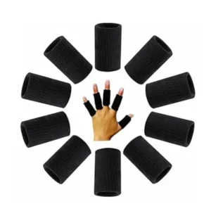 10 Pc Stretchy multi-pack finger sleeves Support for Arthritis, Sports lightweight finger brace UK