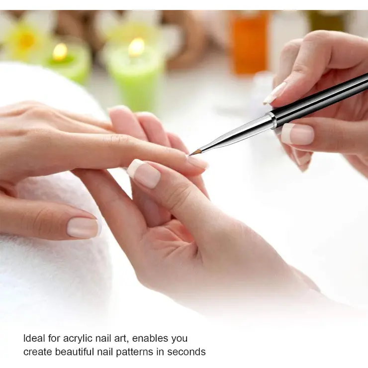 15-Piece Nail Art Brush Set – Dotting, Painting & Design Tools for UV Gel & Acrylic Nails – Best Selling Product in UK - Image 2