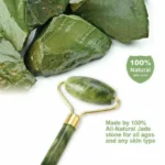 Jade beauty facial roller UK – Natural Jade Stone Facial, Eye, Neck & Body Massager Tool - Image 3