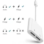 Dual Lightning Splitter | Audio & Charger Adapter UK - Image 3