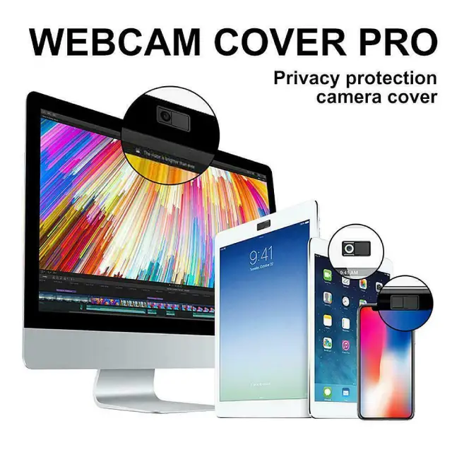 Ultra-Thin Webcam Cover Slide (6-Pack) – privacy camera blocker UK for Laptop, Mobile, iPad, MacBook - Image 3