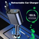 Retractable Car Charger | 4 in 1 Fast 120W Adapter UK - Image 4