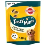 Pedigree Tasty Minis | Beef Cheese Dog Treats 140g UK