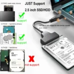 SATA to USB Adapter | High-Speed USB 3.0 Cable UK - Image 4