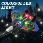 4DRC V32 Foam Remote Control Airplane – RC Fighter Jet with LED Lights, 360° Flip & Stunt Roll – Best Selling Product in UK - Image 3