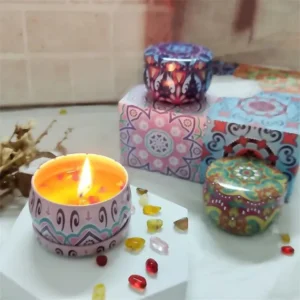 8 Scented Candle Tin Jars – Best Selling Product in UK