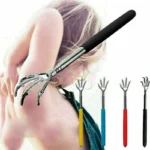 Extendable Telescopic back scratcher UK – Metal Eagle Claw with Rubber Grip - Image 2
