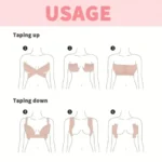 Boob Tape with 2 Nipple Covers – Reusable Breast Lift Tape – Best Selling Product in UK - Image 5