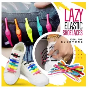 Silicone Shoelaces | Elastic Lazy Shoelace Adult Buckle Tie-Free Shoes – Best Selling Product in UK