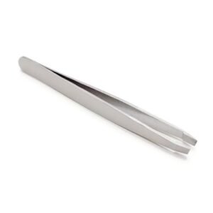 Silver Professional Eyebrow Tweezers | stainless steel tweezers UK