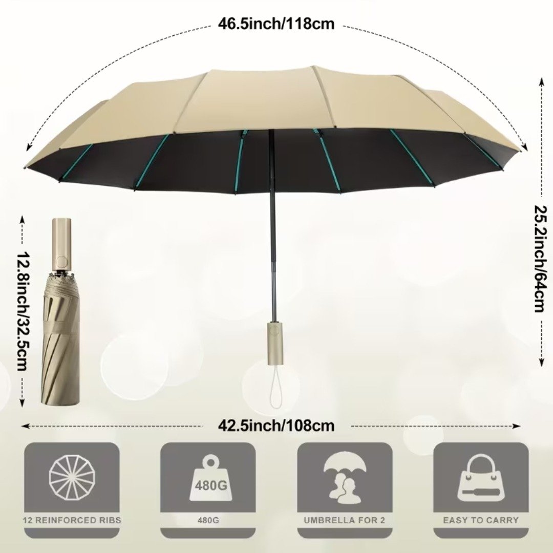 Strong Automatic Folding Umbrella – Best Selling Product in UK - Image 2
