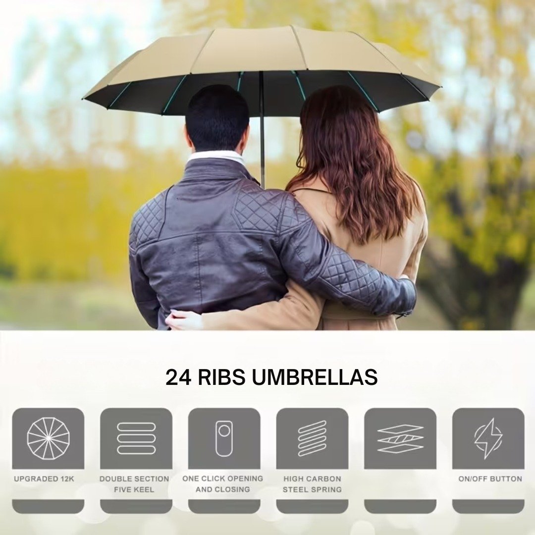Strong Automatic Folding Umbrella – Best Selling Product in UK - Image 3