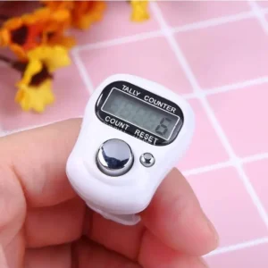 Digital Finger Tally Counter Ring LCD Display – Electronic Tasbeeh Zikr Clicker, Random Colour – Best Selling Product in UK