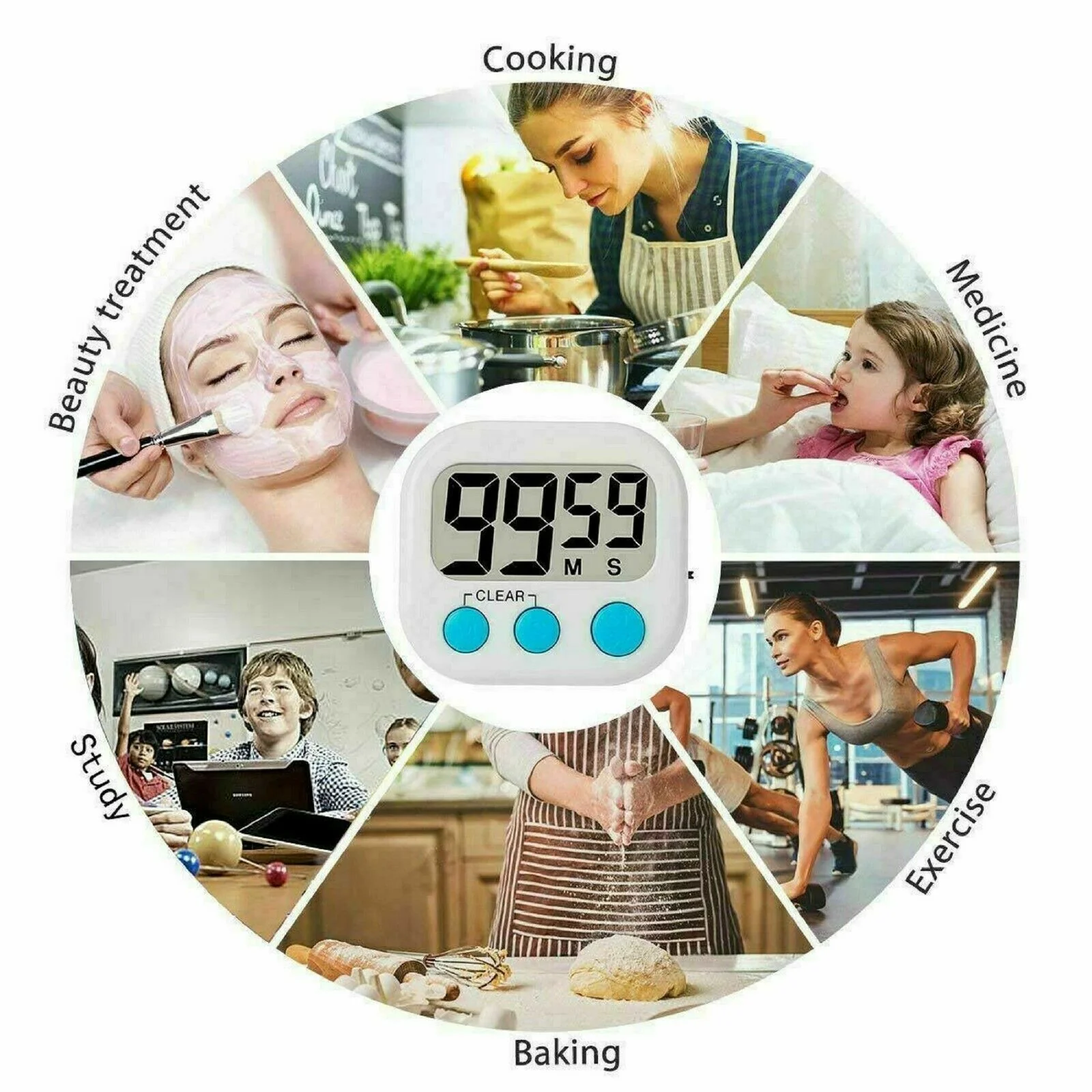 Time counter for kitchen | Best counter in UK with sound