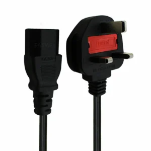 computer power cable UK 3 Pin Power Cable (1.5m)