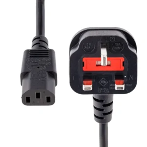 UK Power Cable | 1M C13 Replacement Lead UK