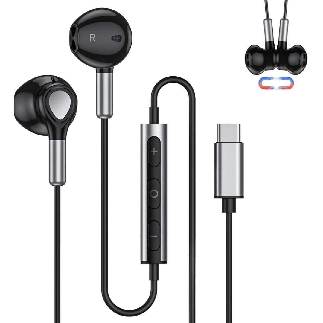 USB C Headphones with Mic – Best Selling in UK