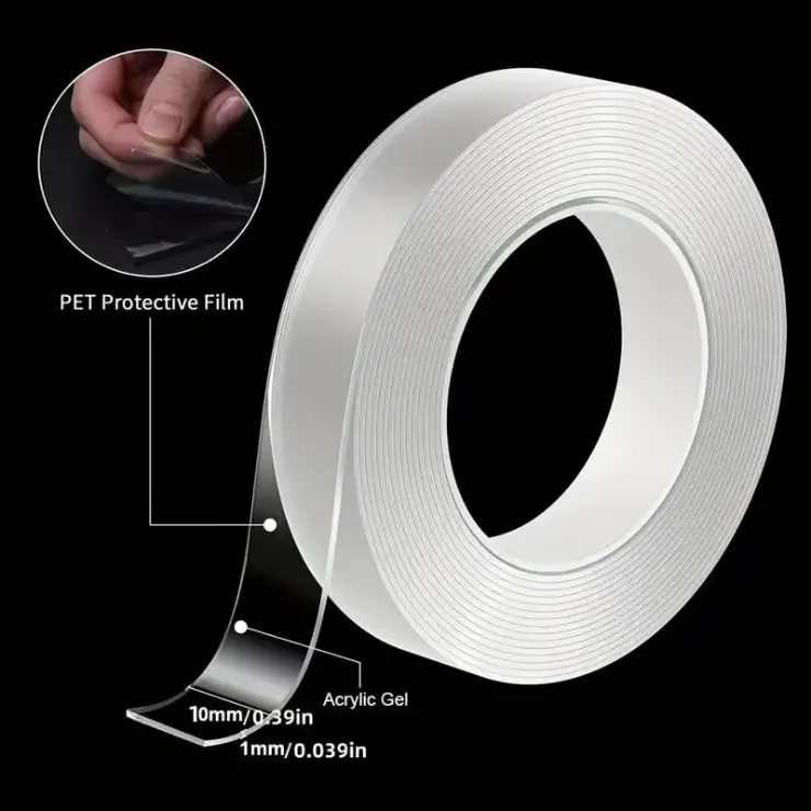 Universal Double Sided Tape 1mm x 20mm – Strong Mounting Adhesive Roll – Best Selling Product in UK - Image 5