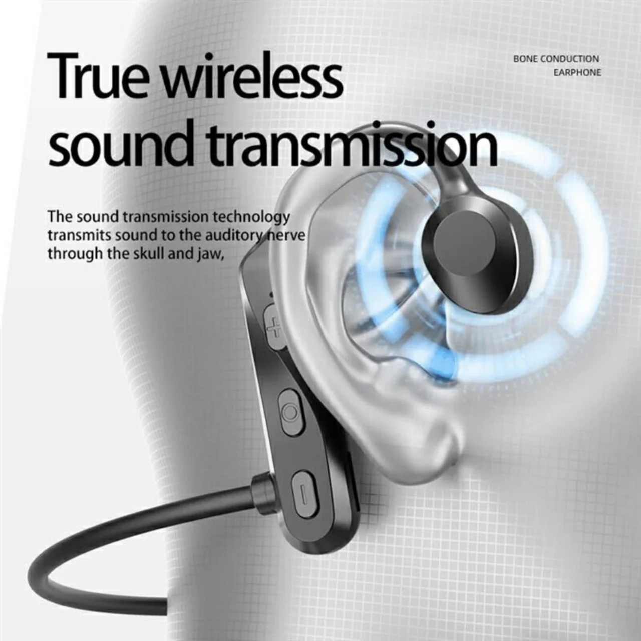 Black K69 Bone Conduction | Best Wireless Earphones in uk - Image 2