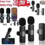 Wireless Lavalier Microphone | iPhone iPad Clip Mic UK